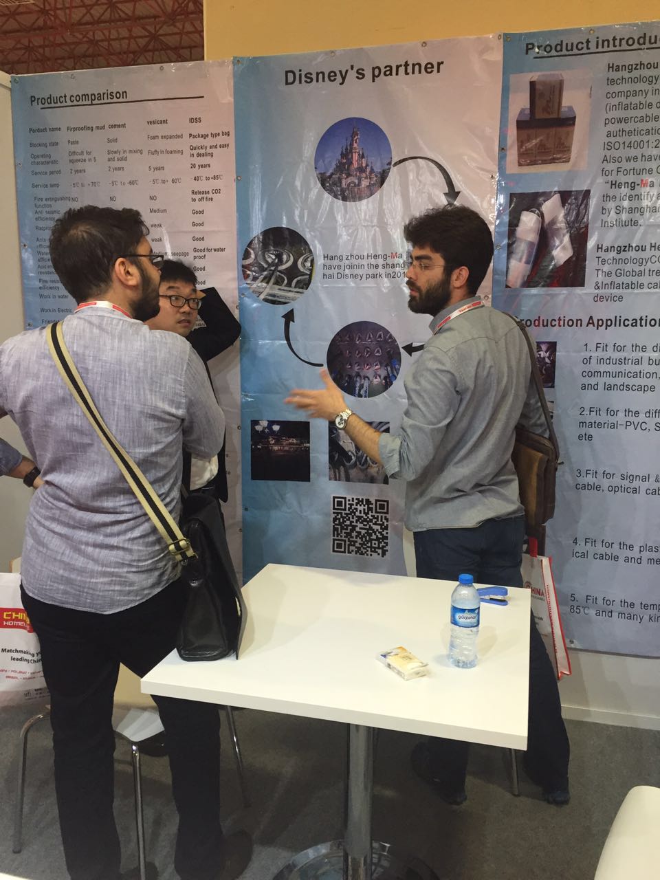 充氣式電纜管道密封袋土耳其展5