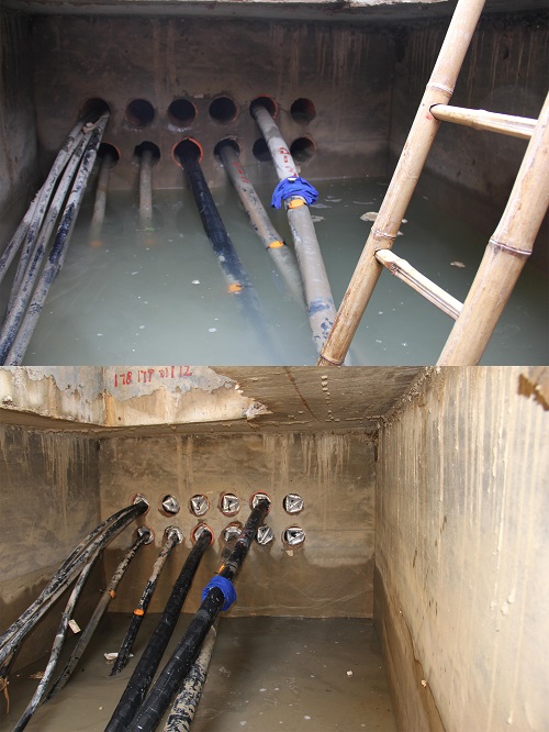 電纜進戶套管防水封堵